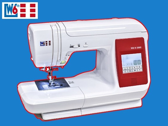 W6 Computergesteuerte Nähmaschine N 5000 mit 323 Programmen für 379,99 EUR inkl. Versand
