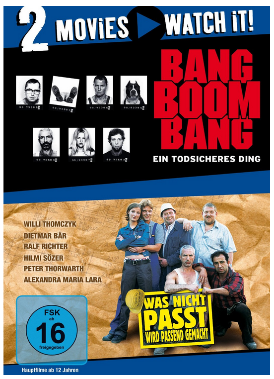 Bang Boom Bang + Was nicht passt, wird passend gemacht [DVD] für 7€