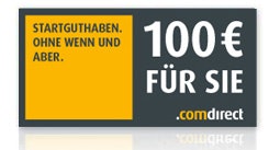 100€ Startguthaben für comdirect Girokonto