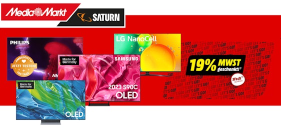 Media Markt & Saturn Mehrwertsteuer geschenkt 📺 Die besten 6 TV-Angebote