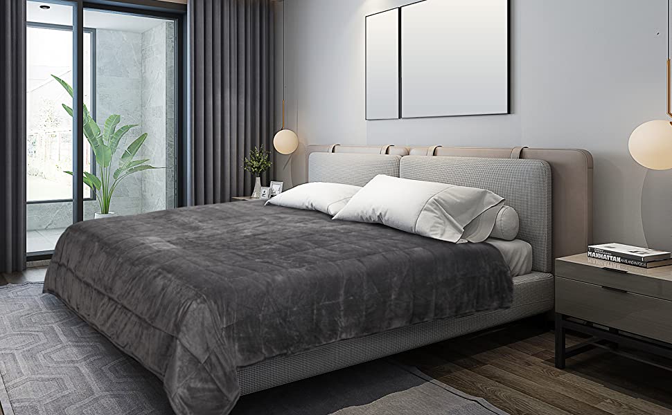 WOLTU Gewichtsdecke 7kg 150x200cm