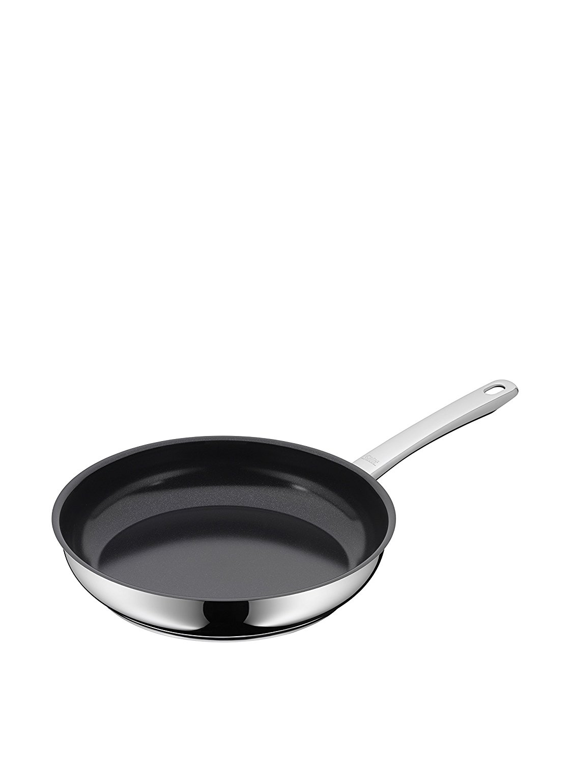 Silit Bratpfanne, Ø 26 cm, Salto Edelstahl Pfanne, mit Stiel beschichtet Edelstahlgriff Induktion