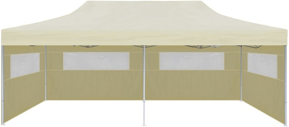 vidaXL Pop-Up Festzelt 3 x 6 m mit Seitenteilen (41582) creme für 125,95€
