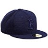 New Era Slub 5950 Bosred Cap, Navy, 6 7/8 