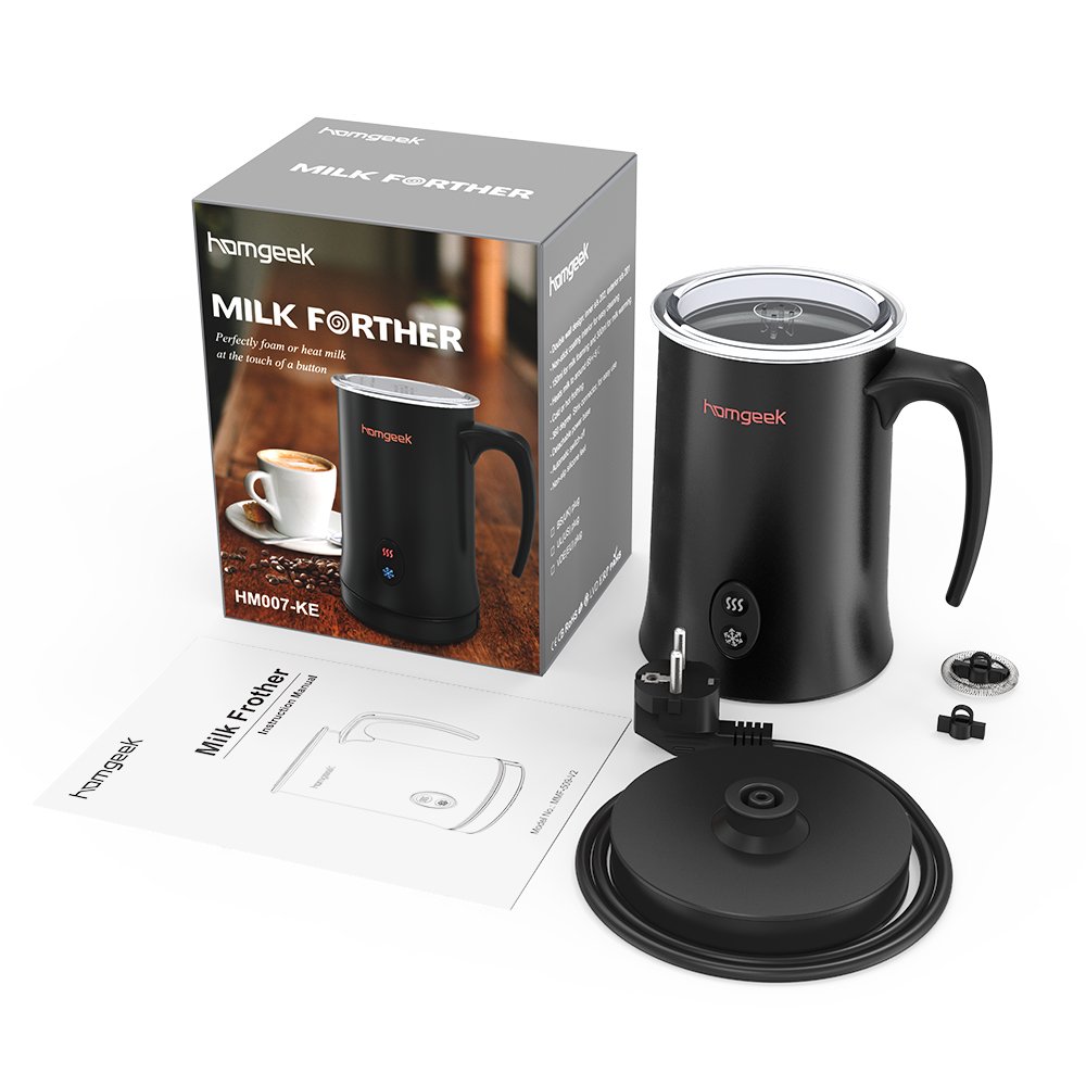 Homgeek Milchaufschäumer (500W, 300ml)