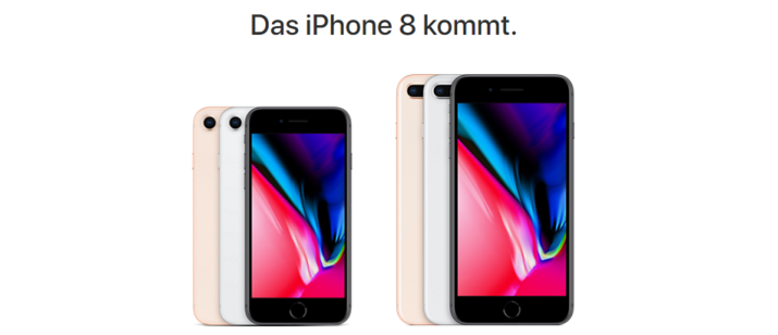 Apple iPhone 8 vorbestellen | Angebote mit und ohne Vertrag im Vergleich