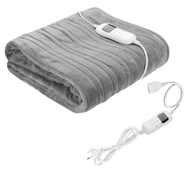 180x130cm Wärmedecke  Rückenheizkissen mit Timer, 9 Stufen Komfort
