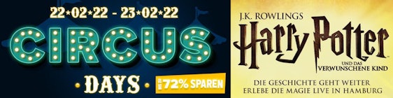 Nur noch heute! "Harry Potter und das verschwundene Kind" Tickets (PK2) + Hotelübernachtung für 149€/Person