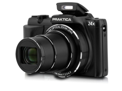Praktica luxmedia 16-Z24S Megazoom Digitalkamera (16 Megapixel, 24-fach opt. Zoom (3 Zoll) Display, bildstabilisiert) für 99€