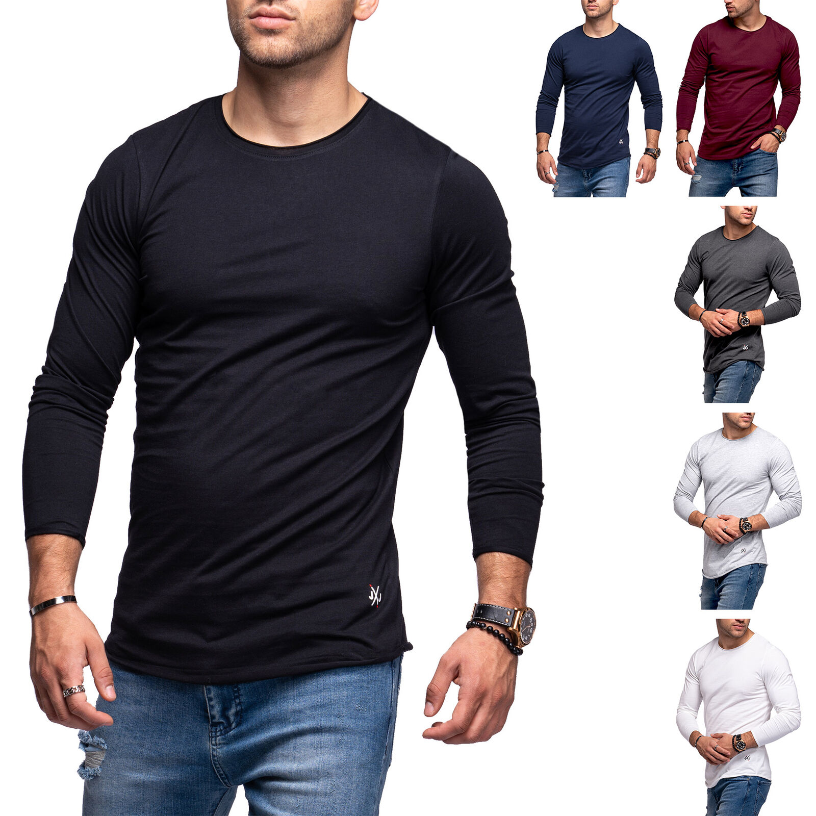 Jack &amp; Jones Herren Langarmshirt INFINITY
