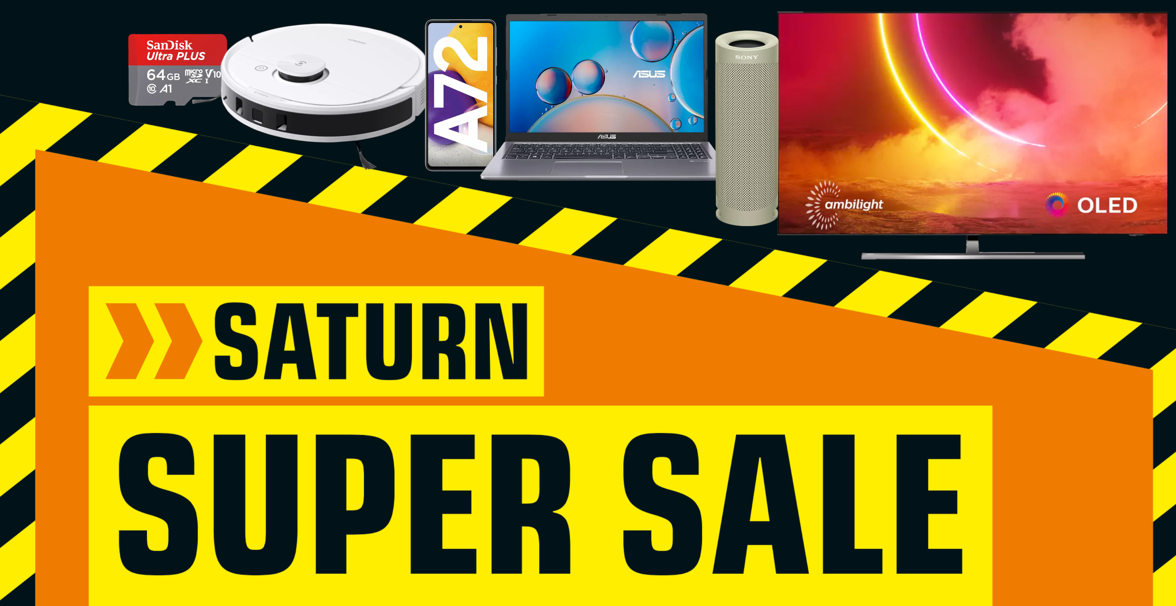 Super Sale bei Saturn mit bis zu 300€ Direktabzug! 🤑 » Die 15 besten Schnäppchen, z.B.: Philips OLED855 für 1.519€ 📺