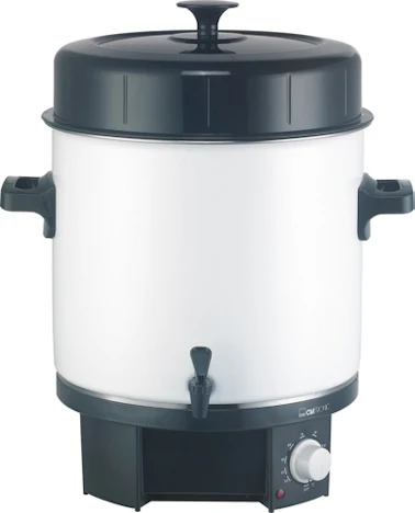 Clatronic EKA 3338 Einkochautomat mit Zapfhahn 25 Liter 1800 Watt, weiß für 44,95€ inkl. Versand