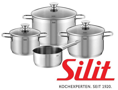 Kochtopfset Pisa von Silit für 55€ - 4 Töpfe &amp; 3 Deckel (Update 1)