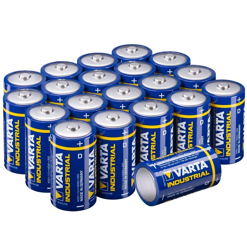 20x Varta Industrial Batterie D Mono für 11,74 EUR