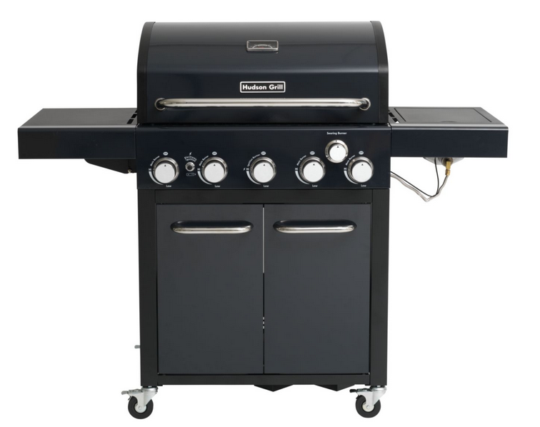 Outdoorchef Hudson 305 BX für 290€ - Gasgrill mit 5 Edelstahlbrennern und Hochtemperatur-Searingbrenner