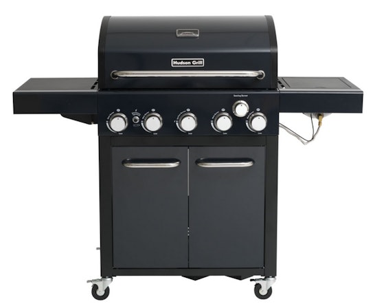 Outdoorchef Hudson 305 BX für 290€ - Gasgrill mit 5 Edelstahlbrennern und Hochtemperatur-Searingbrenner