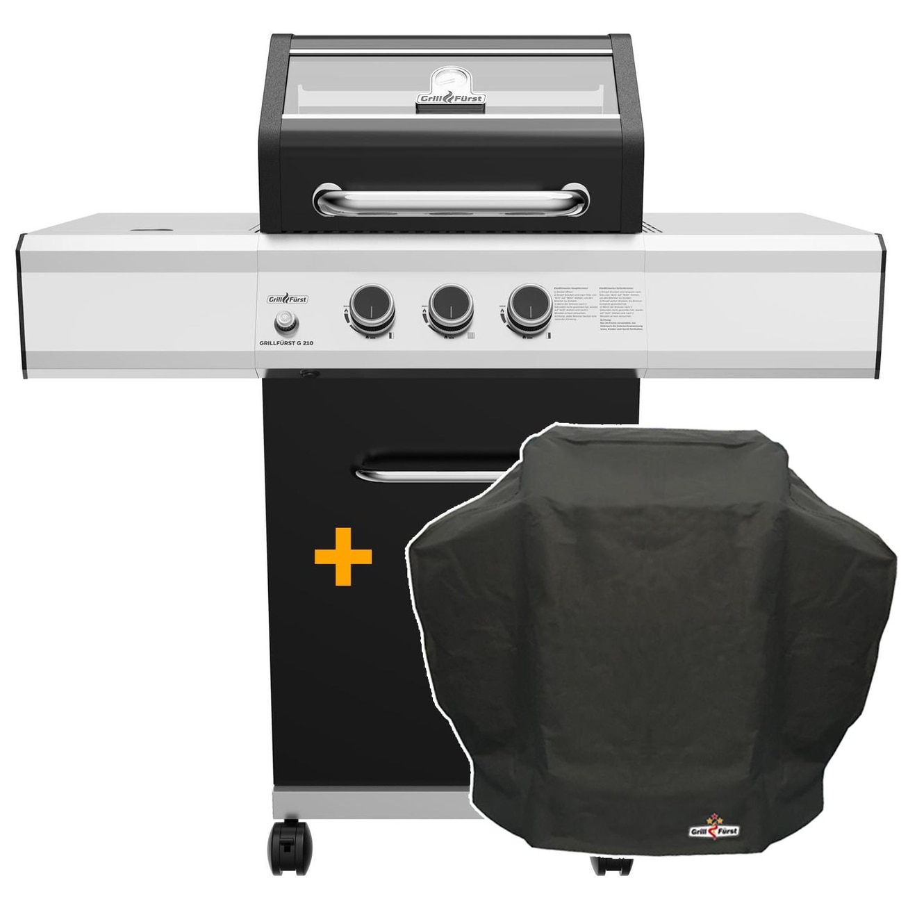 Grillfürst G210G für 449€ - 2-Brenner-Gasgrill inkl. Abdeckhaube