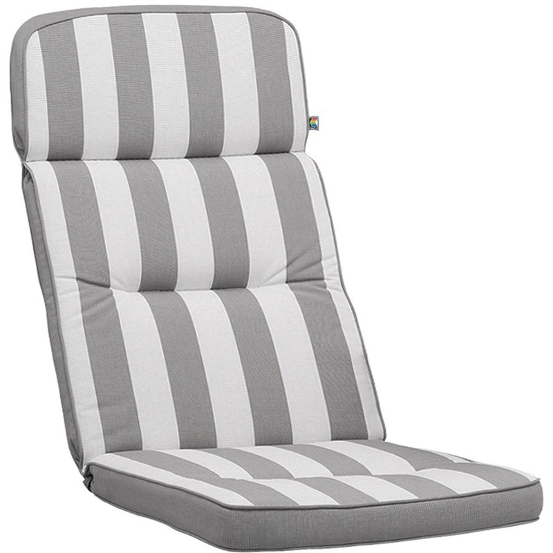 Kettler Stapelsesselauflage 100x50cm Dralon Dessin 8744 Grau: Spart 38,95€