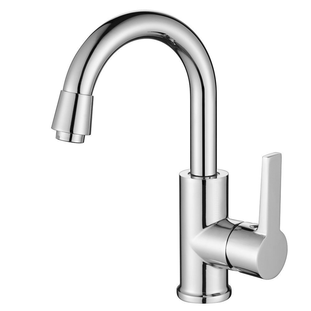 Homelody Chrom Drehbar 360° Mischbatterie Waschbeckenarmatur Wasserhahn