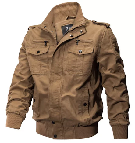 Herren Outdoor Militärjacke in Übergröße - 4 Farben