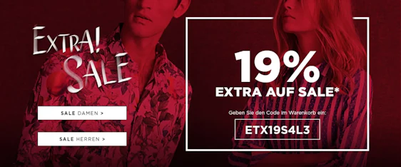 19% Extra-Rabatt auf gesamten Sale bei Eterna