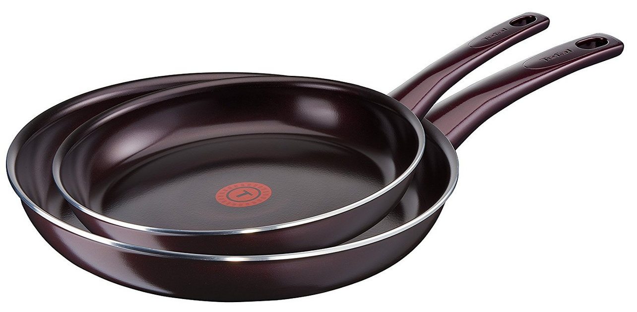Tefal C40290 Dark Ruby für 40€ - 2-Pfannen-Set 24cm und 28cm
