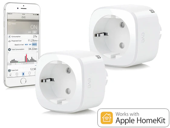 Elgato Duo-Pack Eve Energy Stromsensor & Schalter (refurbished) nur 55,90 Euro