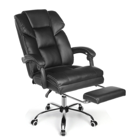 BlitzWolf BW-OC1 Ergonomischer Bürostuhl mit einziehbarer Fußstütze