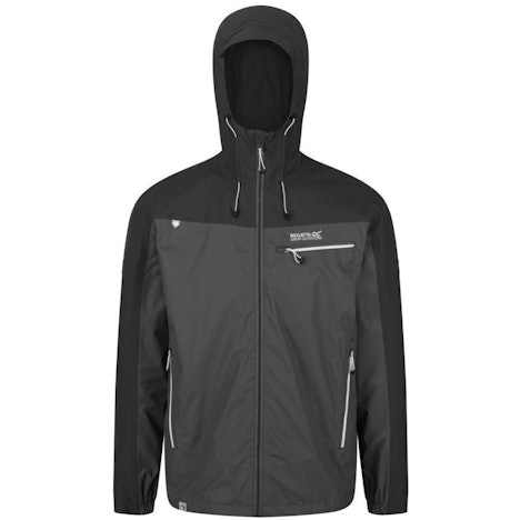 Aktion: Regatta Highton Stretch Waterproof Shell Jacke Herren grau (50575) 69% günstiger
