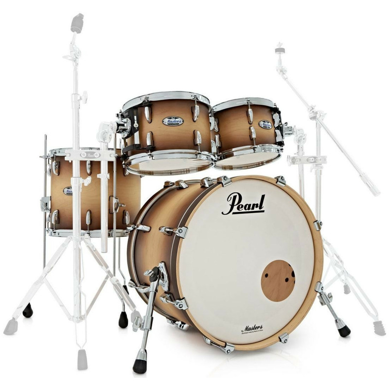 Aktion: Pearl Masters Maple Complete MCT924XEP/C351 Satin Natural Burst für nur 1.249,00€ statt 1.799,00€