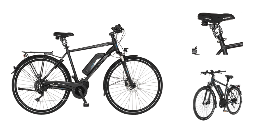 Fischer Viator E-Bike für 1.045€ - 160km Reichweite, Mittelmotor, inkl. Beleuchtung