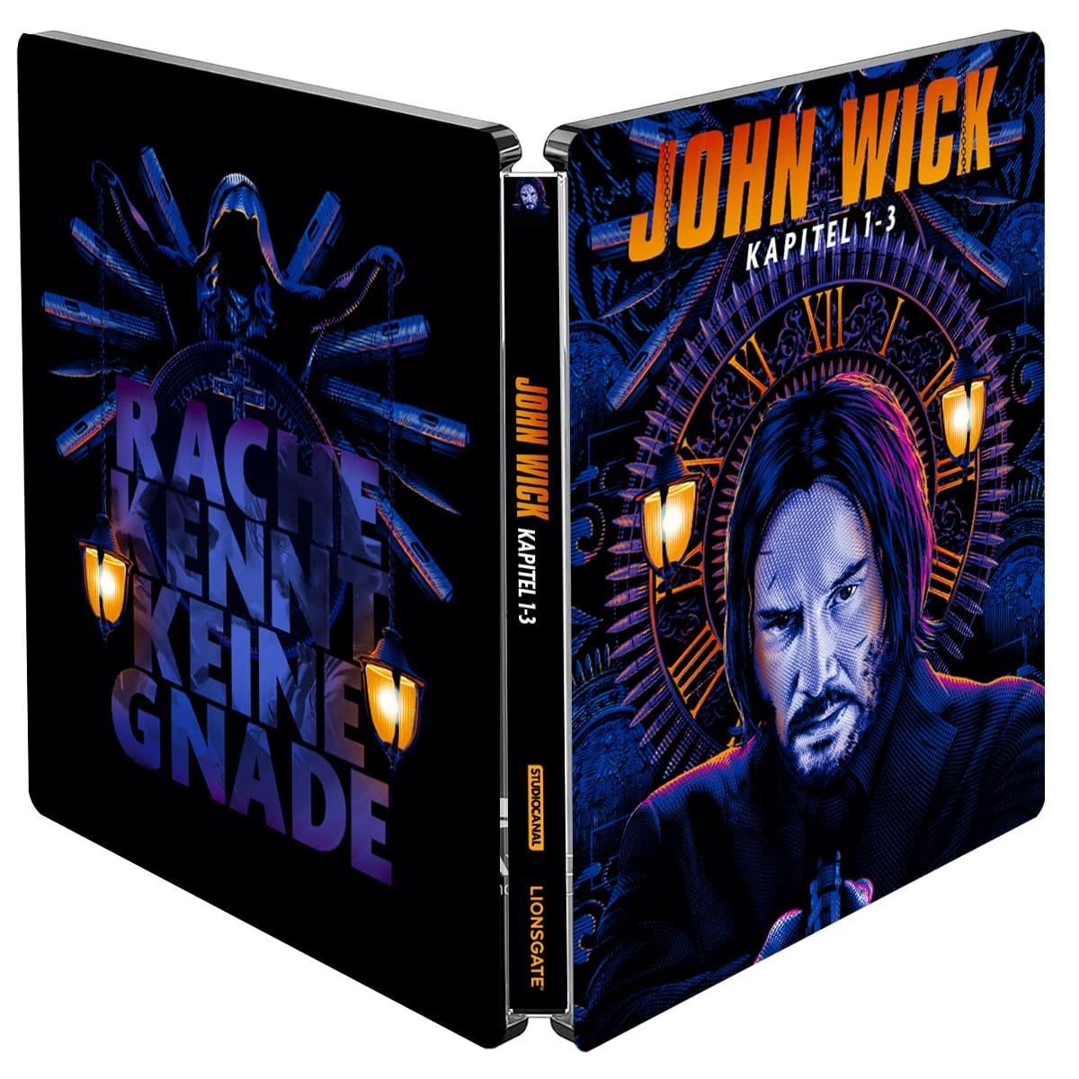Vorbesteller-Knaller!😍 John Wick Kapitel 1-3 für 30€ - Steelbook, Blu-ray 4K