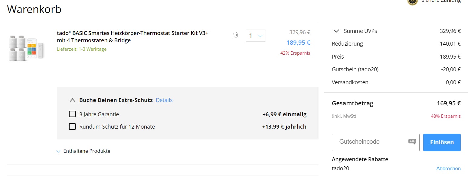 tado-Gutschein-einloesen tado-Gutschein-einloesen