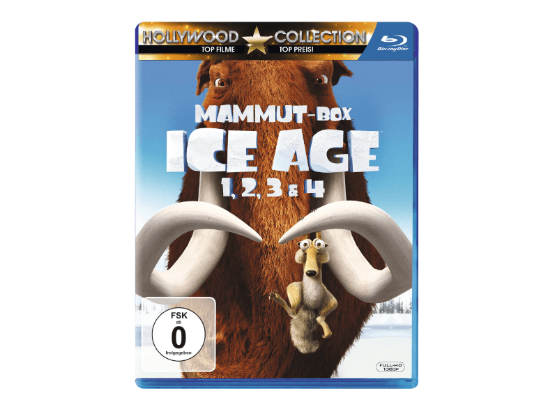 Ice Age 1, 2, 3 und 4 Box Set [Blu-ray] für 19€ für Prime-Kunden