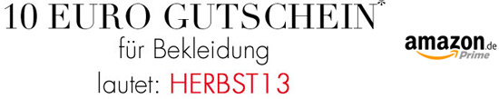 10€ Fashion Gutschein bei Amazon *UPDATE2*