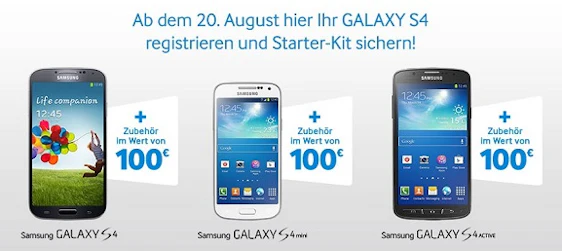 Samsung verschenkt Zubehör an Galaxy S4/S4 Mini Besitzer