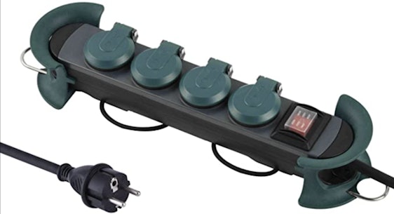 Electraline 62085 für 21€ - Professionelle Steckdosenleiste, IP44-Stecker, Outdoor (Prime)