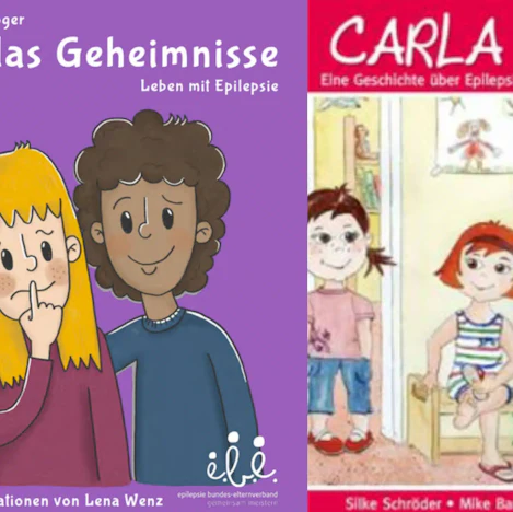 2 Gratis Bücher zum Thema Epilepsie: Paulas Geheimnisse (ab 10 J.) & Carla (3-6 J.)