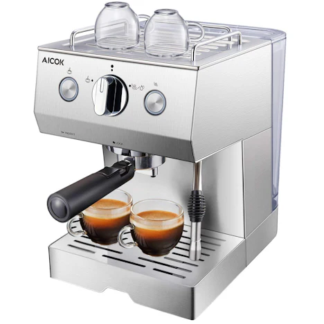 Espressomaschine Milchaufschäumdüse 15bar 1140 Watt für 84,41€