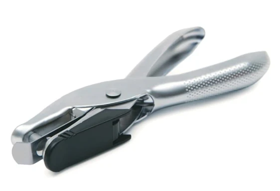 Rapesco 25 Lochzange (1-fach Locher,etwa 10 Blätter) Chrom