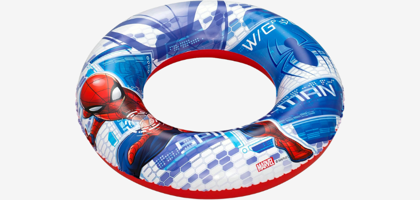 Badespaß für kleine Superhelden! 🦸‍♂️ Bestway Spider-Man Kinder-Schwimmring für nur 1€ 🌊