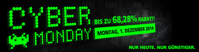 Cyber Monday Angebote bei Comtech - Forza 5 für 19€, Samsung UE-50H6270 für 555€