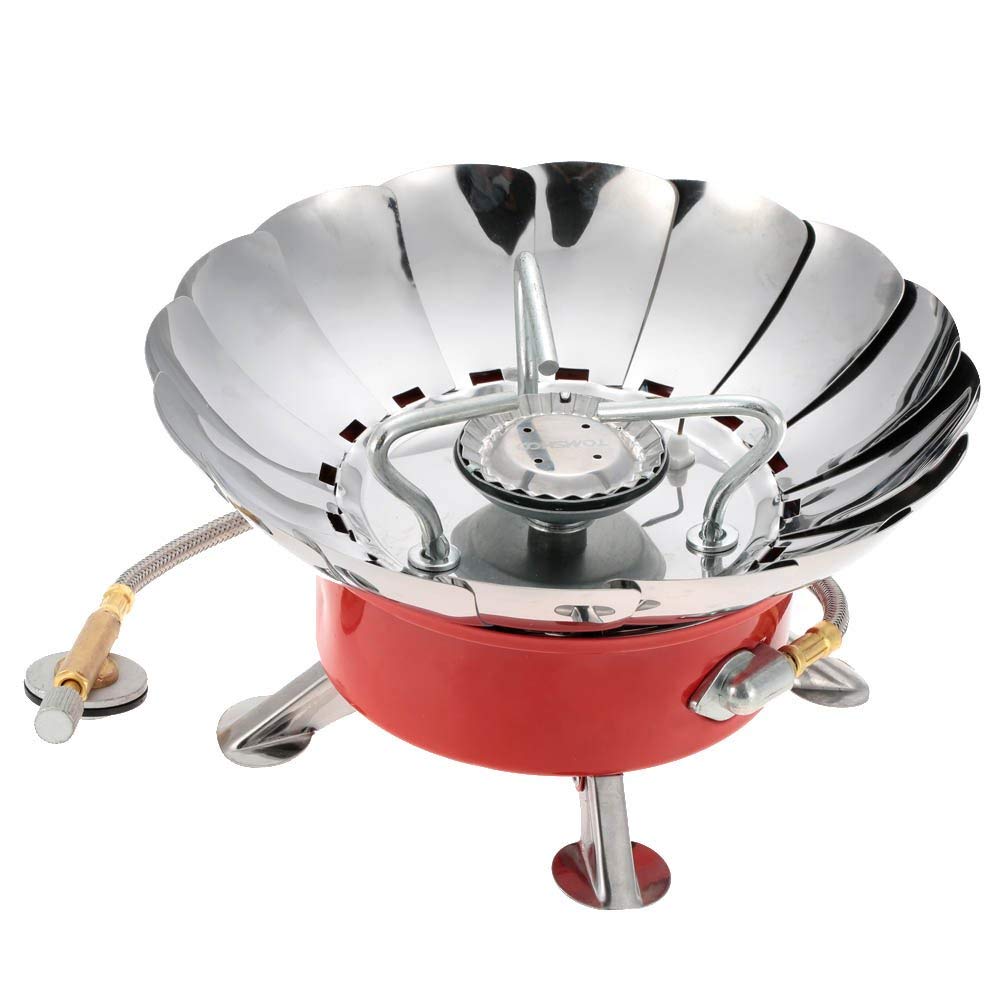 TOMSHOO 2800W Campingkocher Outdoor Faltbare winddicht