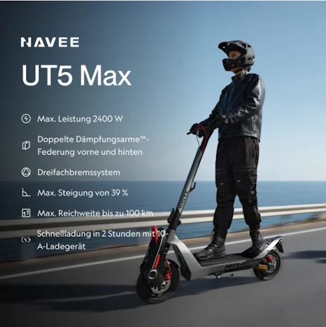 Limited-Time Deal: Save 6% on the NAVEE UT5 Max + Feuerfeste Tasche Bundle!