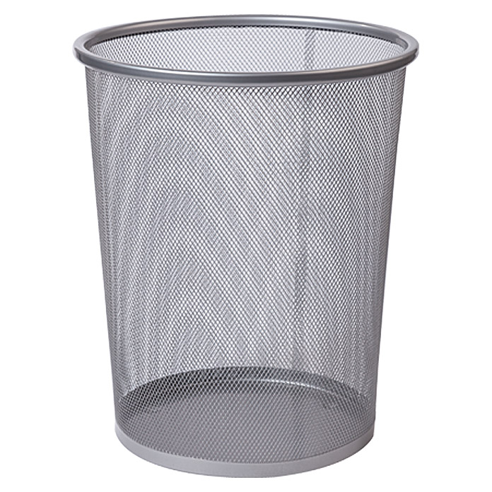 Metallpapierkorb mit 35cm Höhe für 4,50€