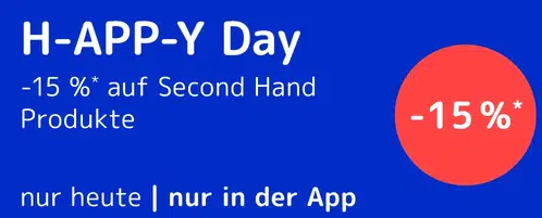 Medimops.de: 15 % Rabatt auf Second Hand Produkte (nur am 15.10.2026, nur in der App)