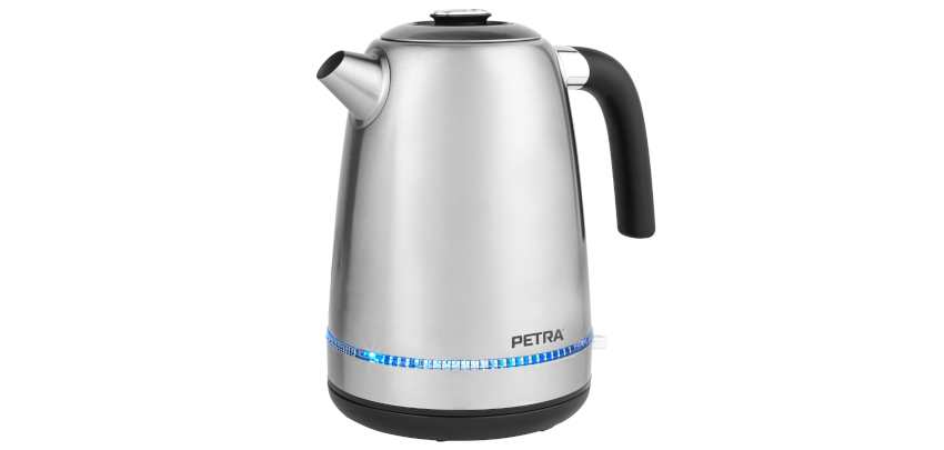 Petra PT5557VDE für 25€ - Wasserkocher mit LED-Beleuchtung, Anti-Kalk-Filter &amp; 2.200W (Prime)