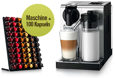 Kaffeemaschine + 100 Kapseln gewinnen