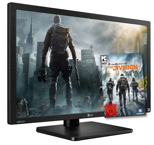 LG 27MU67-B + Tom Clancy's: The Division Edition als PC Download für 404€ - 27" UHD-Monitor mit HDMI, 5ms Reaktionszeit, DisplayPort und Pivot