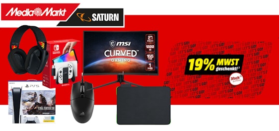 Media Markt & Saturn Mehrwertsteuer geschenkt 🎮 Die besten 6 Gaming-Angebote